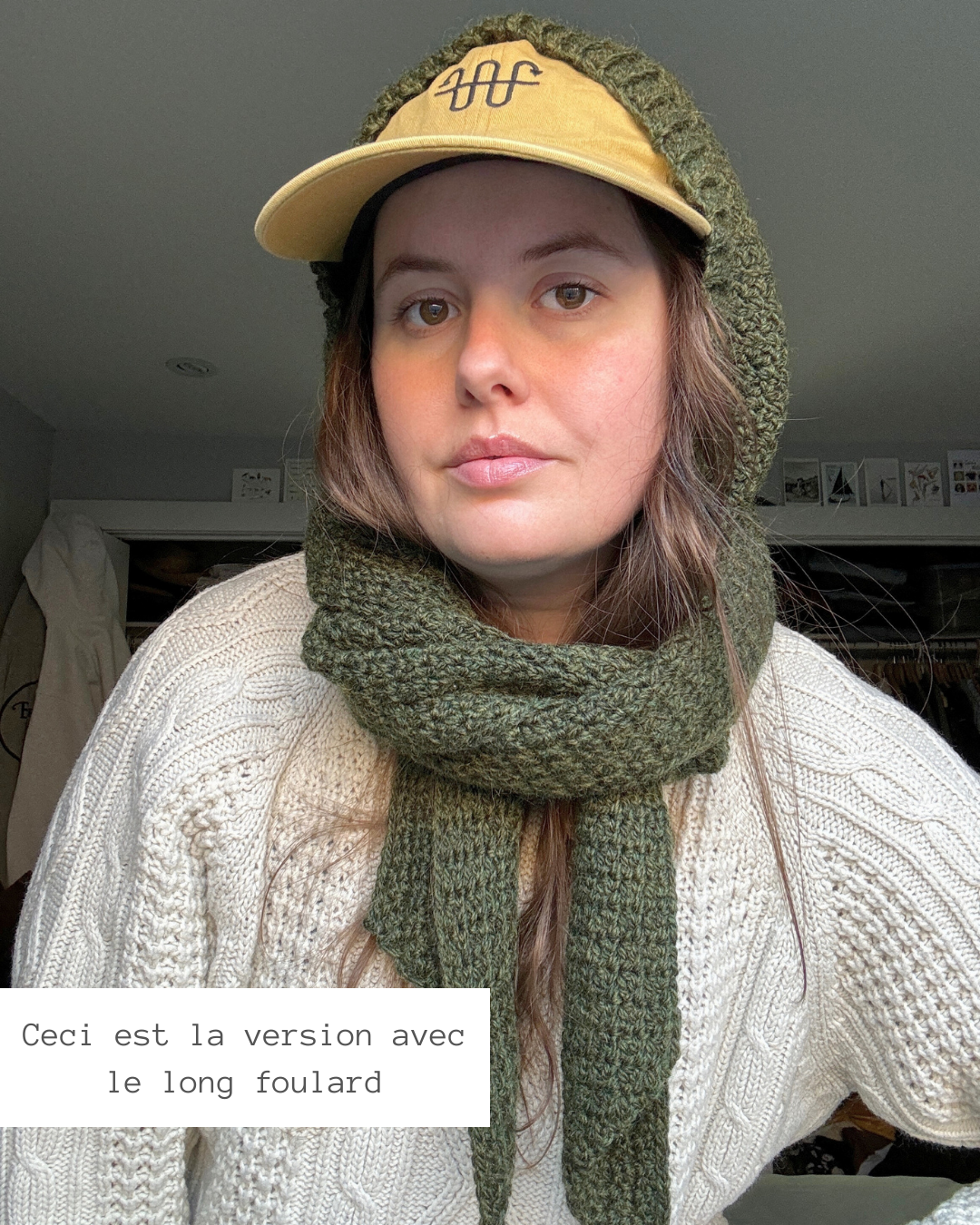 Foulard à capuche Edna