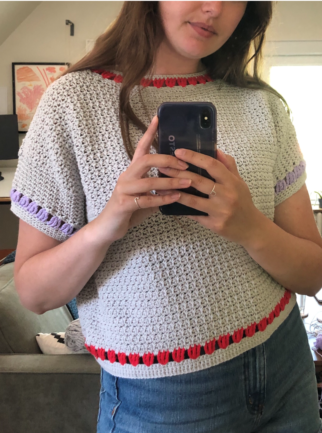 Summer Vine Tee Pattern