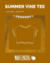 Load image into Gallery viewer, Summer Vine Tee Pattern

