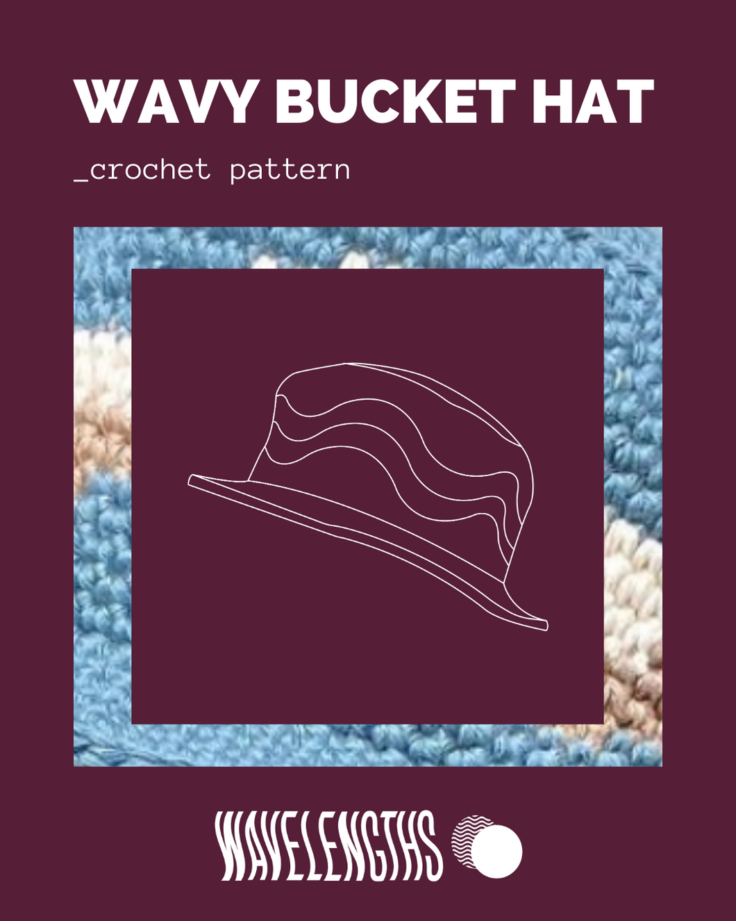 Wavy Bucket Hat Pattern