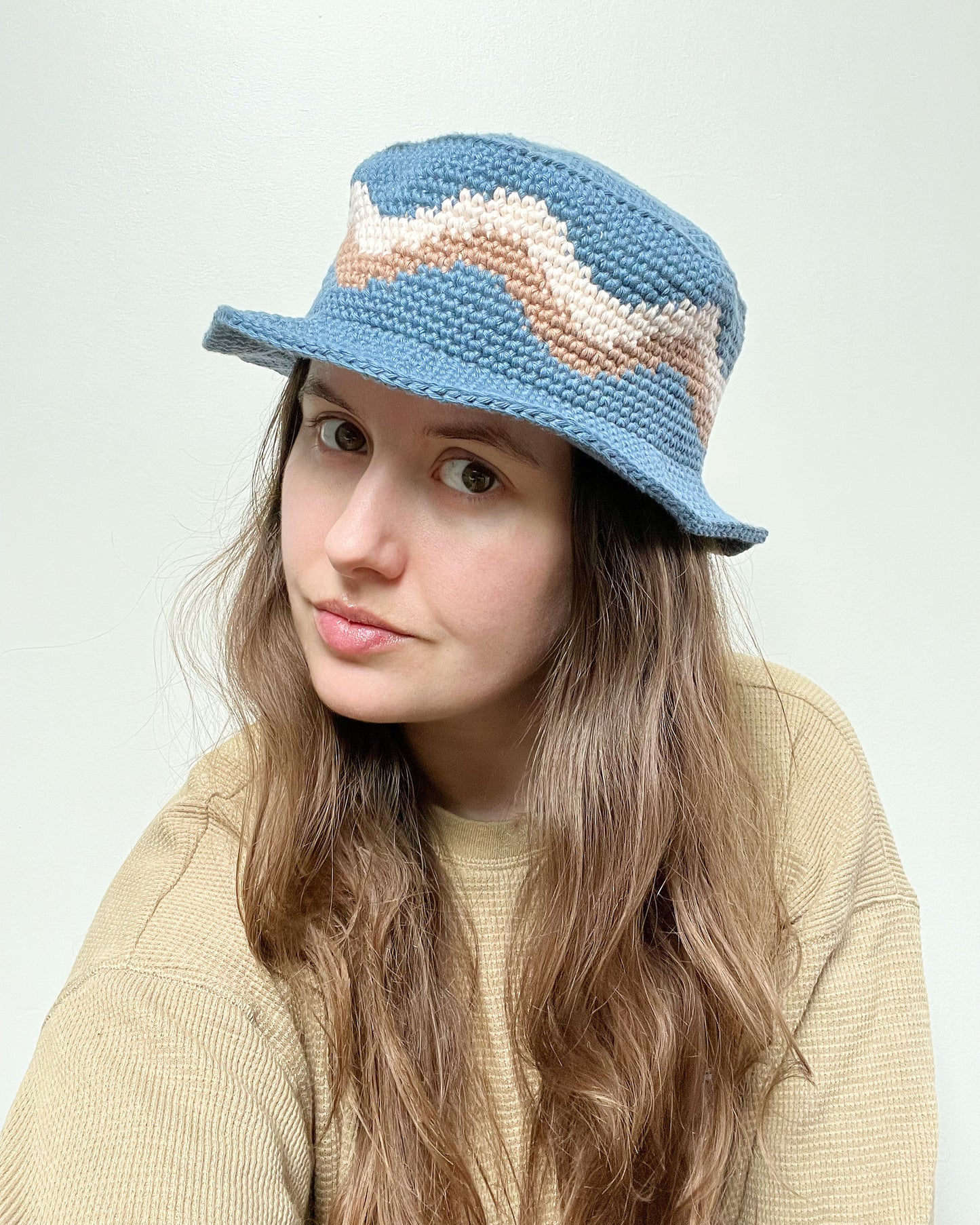 Wavy Bucket Hat Pattern